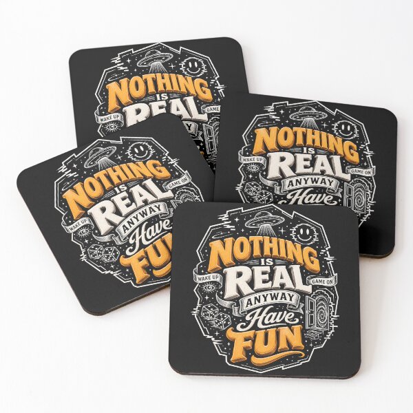 Item preview, Nothing Is Real Anyway Have Fun designed and sold by NeuralDraft.