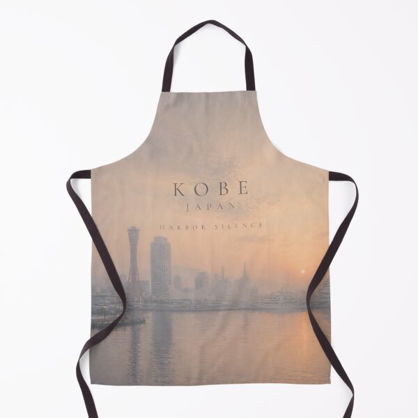 Item preview, Kobe Japan Misty Harbor Dawn Wall Art Print designed and sold by SILENT JAPAN.