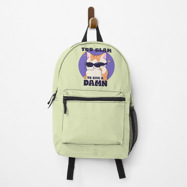 Item preview, Too Glam To Give A Damn Cat T-Shirt | Funny Cool Cat Sunglasses Graphic | Trendy GenZ Cat Sticker designed and sold by IconicDesignsXd.