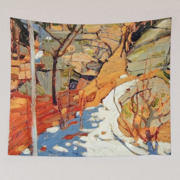 Item preview, New Upload 21 - tom thomson - Best artist - Tom Thomson – Spirit of the Canadian Wilderness – Framed Print designed and sold by KirstenShShop.