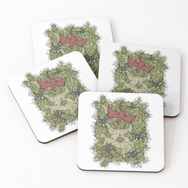 Item preview, Old School Dragon Lair Map DnD designed and sold by wolfkin-design.