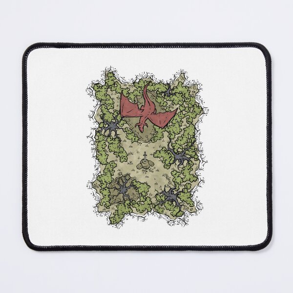 Item preview, Old School Dragon Lair Map DnD designed and sold by wolfkin-design.