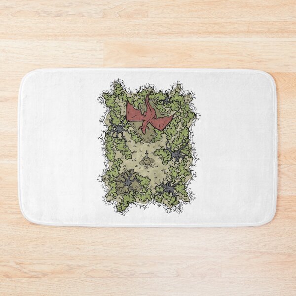 Item preview, Old School Dragon Lair Map DnD designed and sold by wolfkin-design.