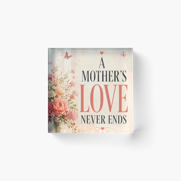 Item preview, Mother’s Day Love Never Ends Floral Art designed and sold by KnitOfShadoF.