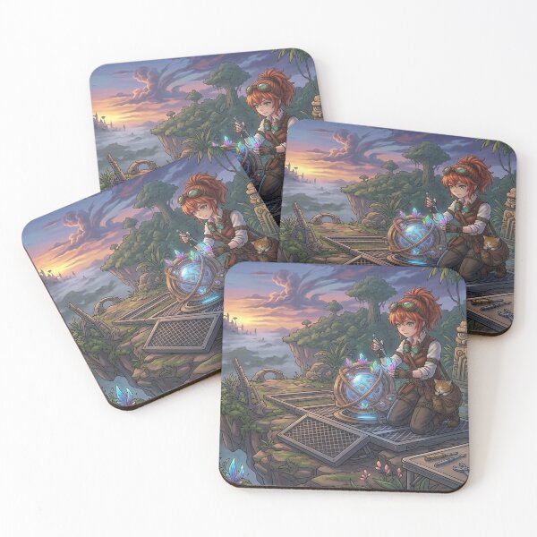 Item preview, Steampunk Explorer in the Jungle of Crystals designed and sold by Vyxorea.