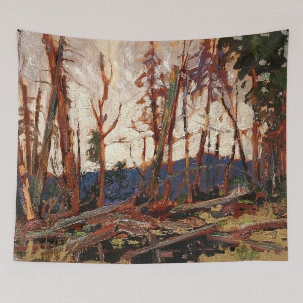 Item preview, New Upload 22 - tom thomson - Best artist - Tom Thomson – Spirit of the Canadian Wilderness – Framed Print designed and sold by KirstenShShop.