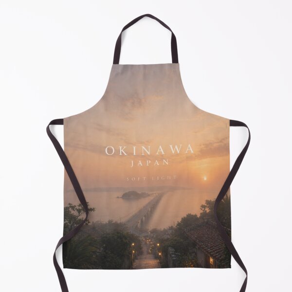 Item preview, Okinawa Japan Sunset Path Sea Wall Art Print designed and sold by SILENT JAPAN.