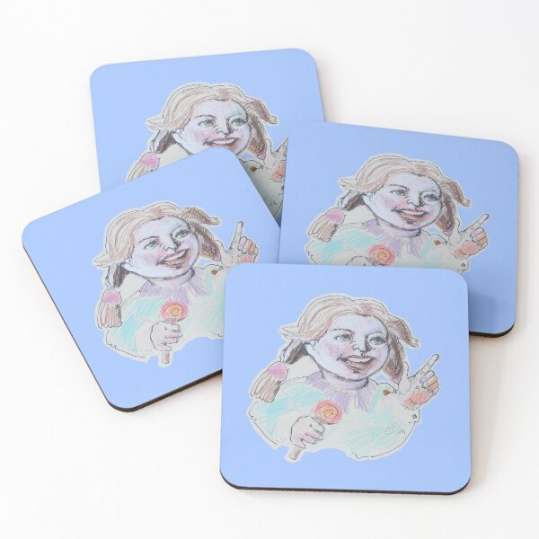 Item preview, Lollipop Little Girl (Original Drawing by ACCI) designed and sold by VanyssaGraphics.
