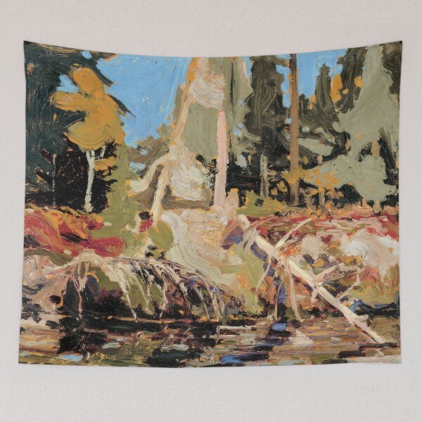 Item preview, New Upload 25 - tom thomson - Best artist - Tom Thomson – Spirit of the Canadian Wilderness – Framed Print designed and sold by KirstenShShop.