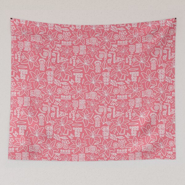 Item preview, lilies tribal designed and sold by Nice-patterns.