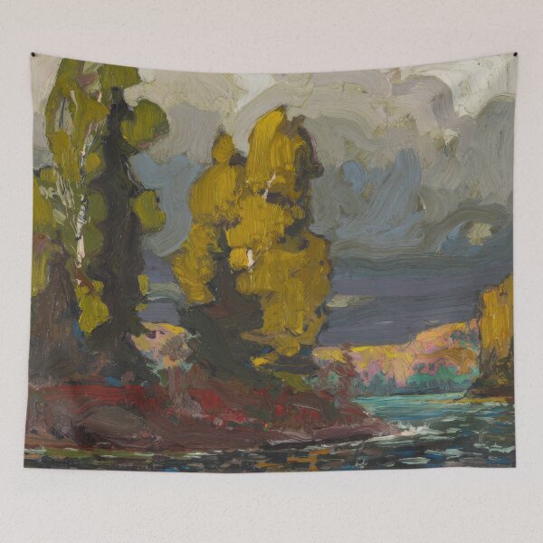 Item preview, New Upload 26 - tom thomson - Best artist - Tom Thomson – Spirit of the Canadian Wilderness – Framed Print designed and sold by KirstenShShop.