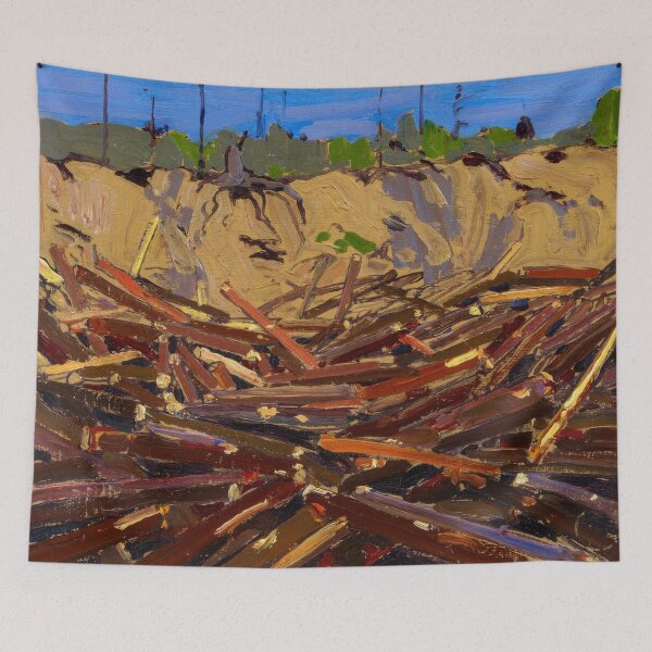 Item preview, New Upload 27 - tom thomson - Best artist - Tom Thomson – Spirit of the Canadian Wilderness – Framed Print designed and sold by KirstenShShop.