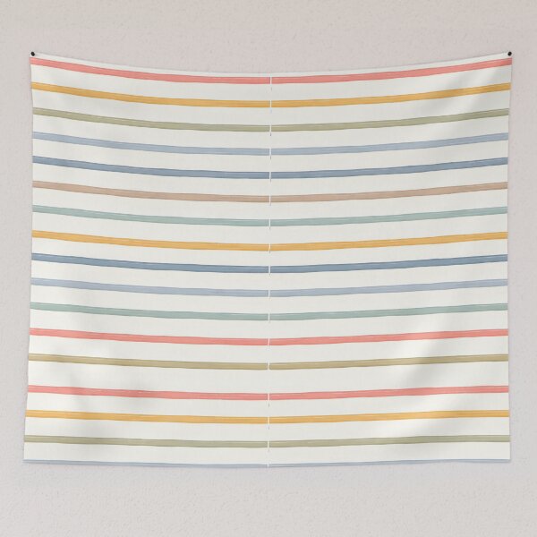 Item preview, Soft Pastel Brush Stripe Pattern designed and sold by blankTeeShirt.