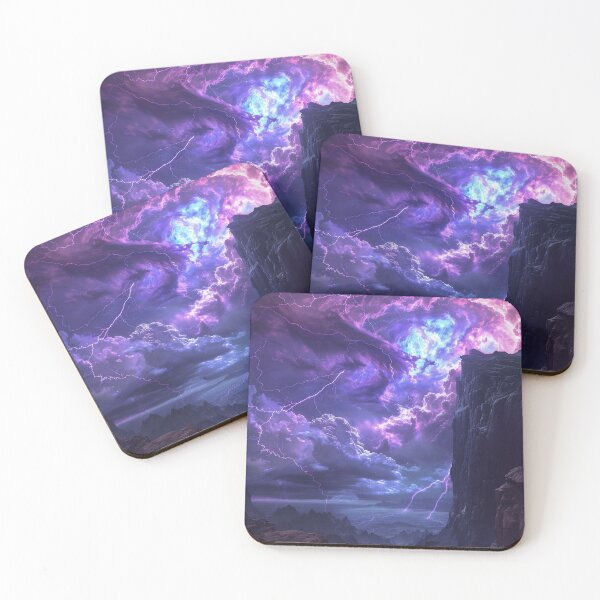 Item preview, Purple Storm Lightning Sky designed and sold by QuantumDrift.