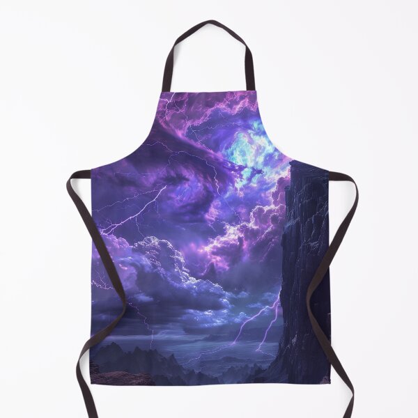 Item preview, Purple Storm Lightning Sky designed and sold by QuantumDrift.