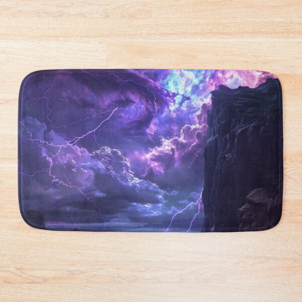 Item preview, Purple Storm Lightning Sky designed and sold by QuantumDrift.
