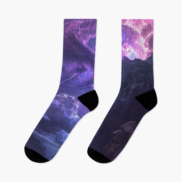Item preview, Purple Storm Lightning Sky designed and sold by QuantumDrift.