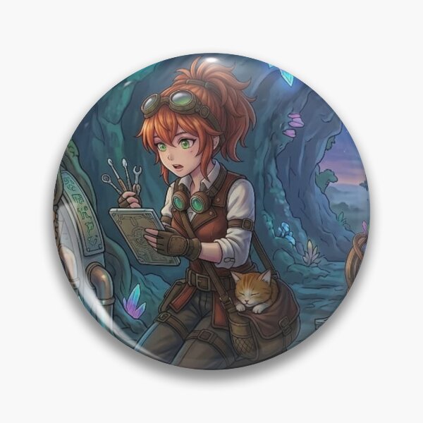 Item preview, Magical Crystal Cave & Hidden Steampunk Machine designed and sold by Vyxorea.