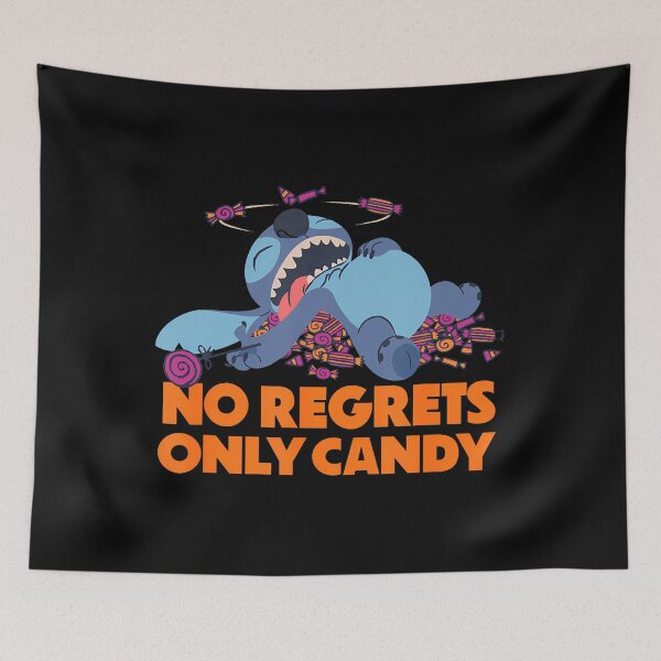 Item preview, Amazon Essentials Stitch Halloween No Regrets Only Candy  designed and sold by meet055.