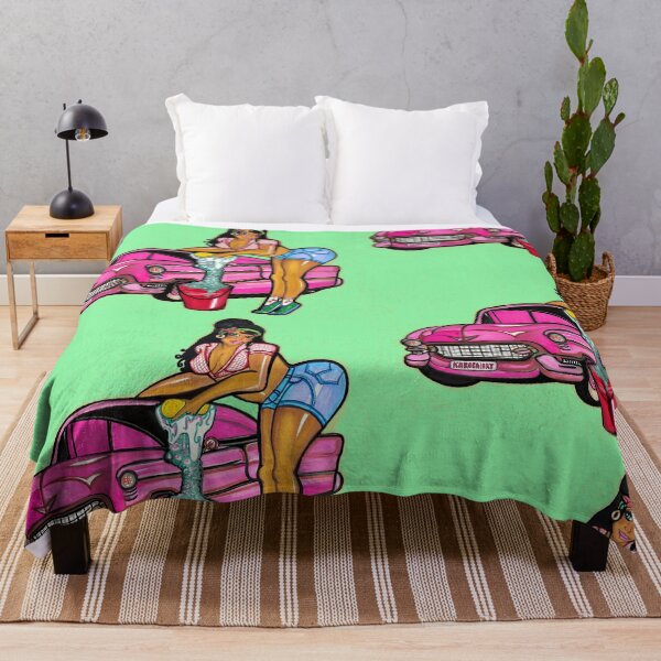 Item preview, Pink Cadillac in Carwash designed and sold by MGB&KaroGaiaArt.