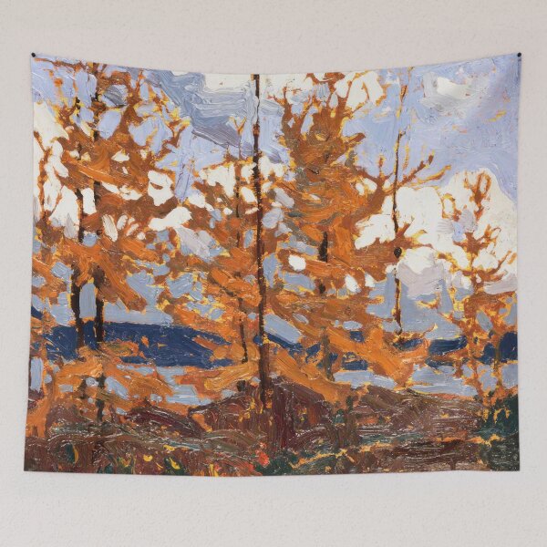 Item preview, New Upload 33 - tom thomson - Best artist - Tom Thomson – Spirit of the Canadian Wilderness – Framed Print designed and sold by KirstenShShop.