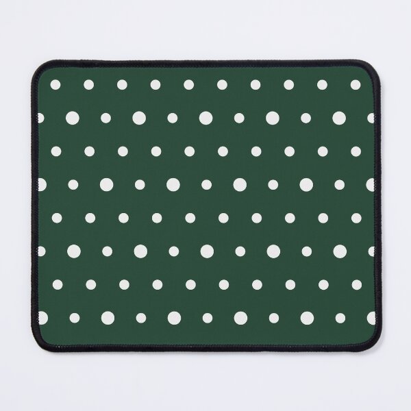 Item preview, Forest Green And White Polka Dot Pattern designed and sold by pattern-archive.