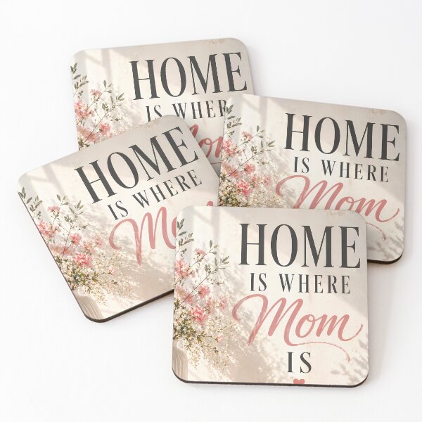 Item preview, Mother’s Day Gift Home Is Where Mom Is Art designed and sold by KnitOfShadoF.