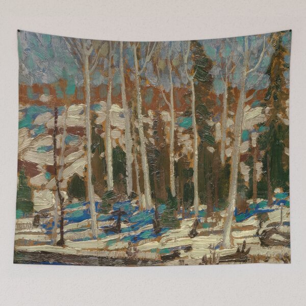 Item preview, New Upload 35 - tom thomson - Best artist - Tom Thomson – Spirit of the Canadian Wilderness – Framed Print designed and sold by KirstenShShop.