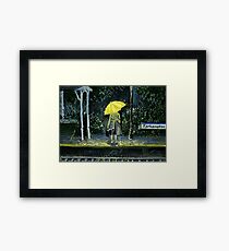 Yellow umbrella part 2 Framed Print