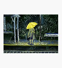 Yellow umbrella part 2 Photographic Print
