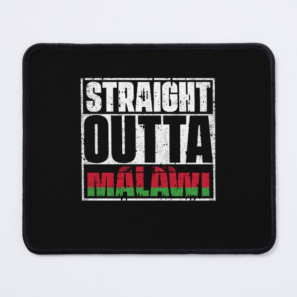 Item preview, Straight Outta Malawi Flag designed and sold by CosmoKitsch.