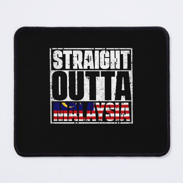 Item preview, Straight Outta Malaysia Flag designed and sold by CosmoKitsch.