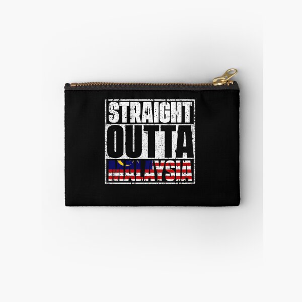 Item preview, Straight Outta Malaysia Flag designed and sold by CosmoKitsch.
