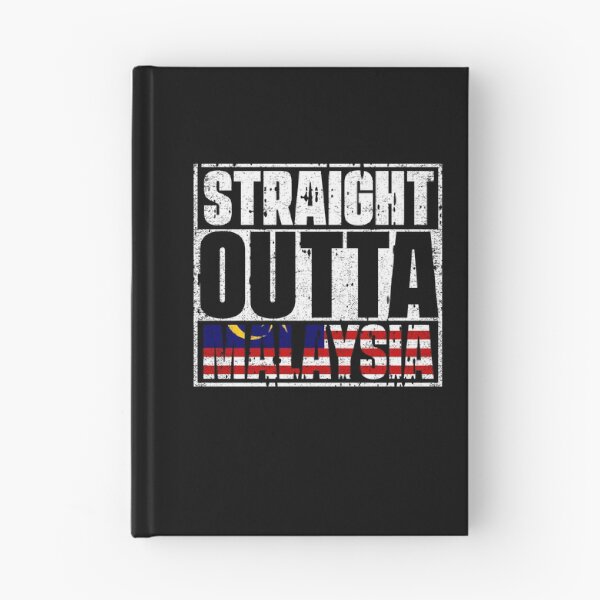 Item preview, Straight Outta Malaysia Flag designed and sold by CosmoKitsch.