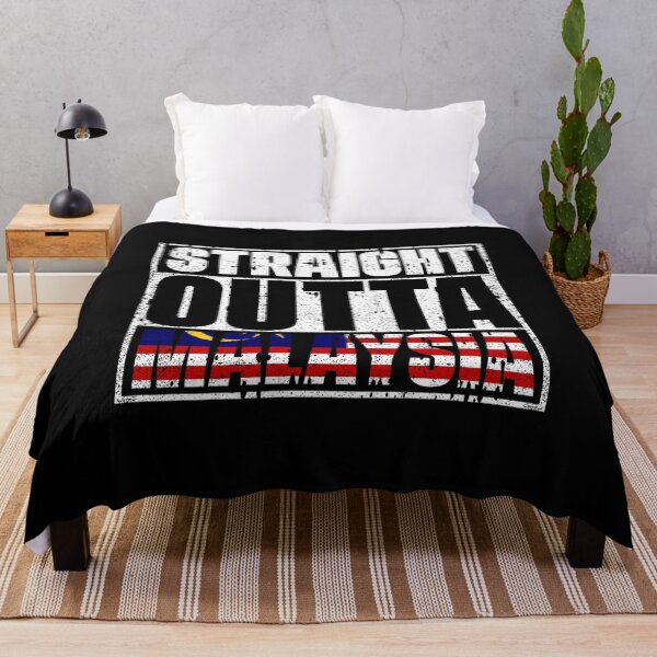 Item preview, Straight Outta Malaysia Flag designed and sold by CosmoKitsch.