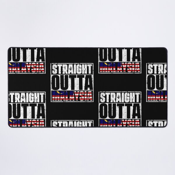 Item preview, Straight Outta Malaysia Flag designed and sold by CosmoKitsch.