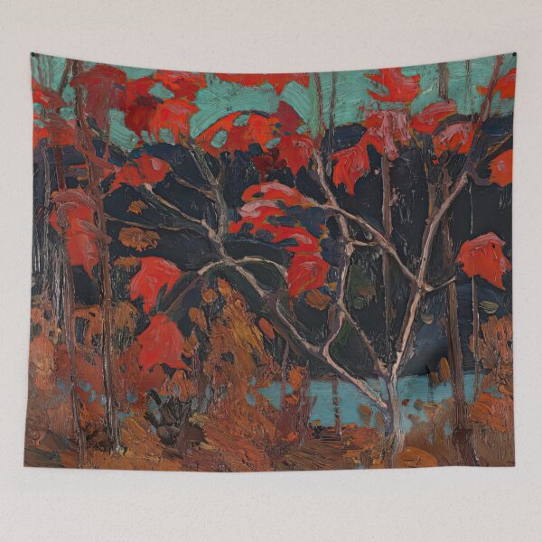 Item preview, New Upload 37 - tom thomson - Best artist - Tom Thomson – Spirit of the Canadian Wilderness – Framed Print designed and sold by KirstenShShop.