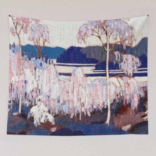 Item preview, New Upload 38 - tom thomson - Best artist - Tom Thomson – Spirit of the Canadian Wilderness – Framed Print designed and sold by KirstenShShop.