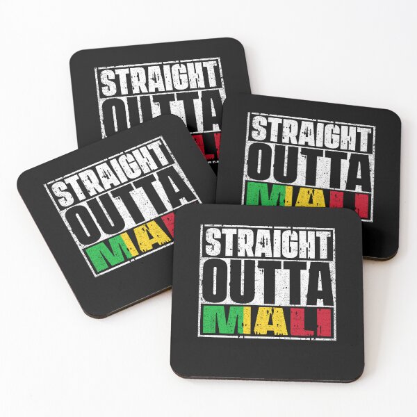 Item preview, Straight Outta Mali Flag designed and sold by CosmoKitsch.