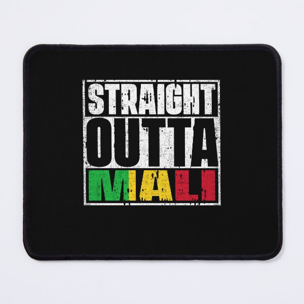 Item preview, Straight Outta Mali Flag designed and sold by CosmoKitsch.
