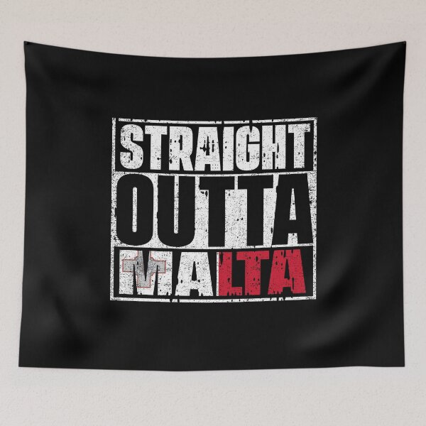 Item preview, Straight Outta Malta Flag designed and sold by CosmoKitsch.