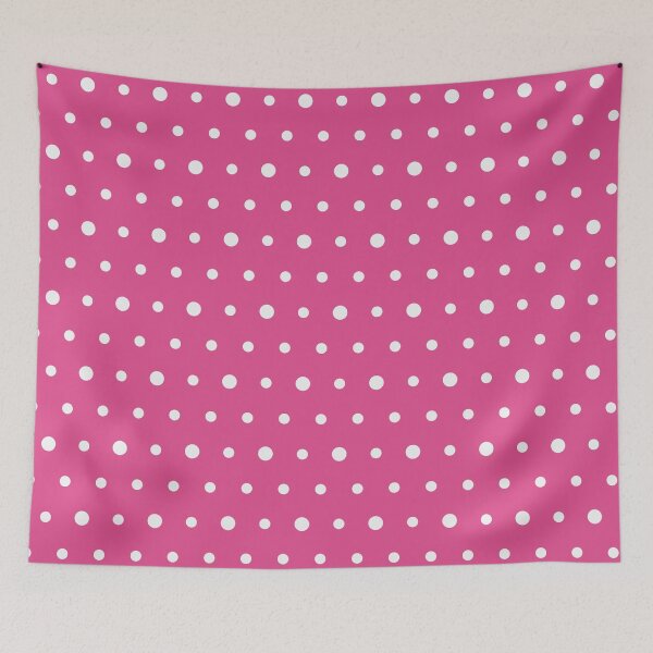 Item preview, Hot Pink And White Polka Dot Pattern designed and sold by pattern-archive.