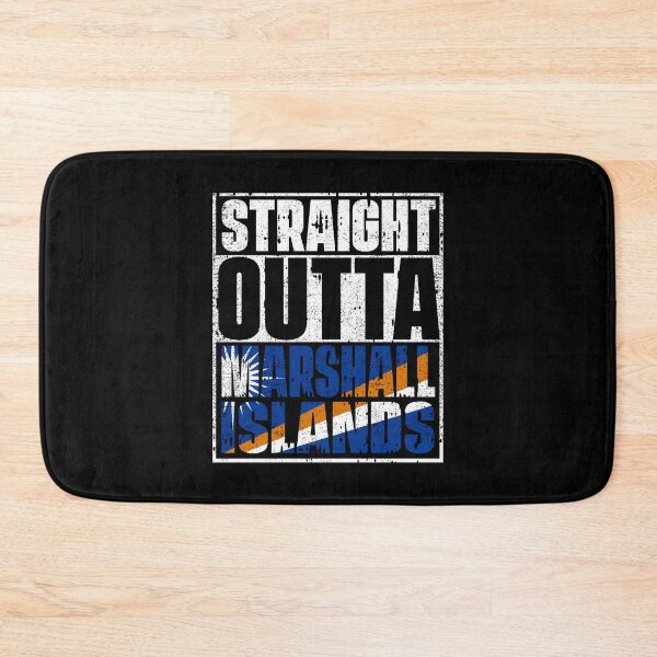 Item preview, Straight Outta Marshall Islands Flag designed and sold by CosmoKitsch.