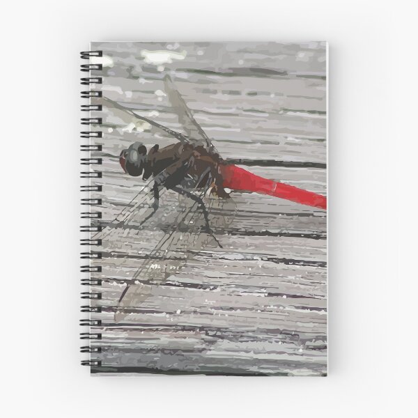 Item preview, Big Dragon-Fly Illustration with red Tail designed and sold by Move-Art.