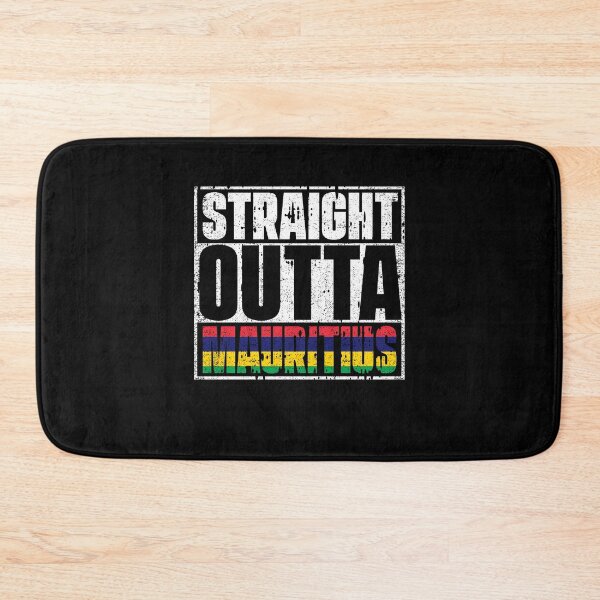 Item preview, Straight Outta Mauritius Flag designed and sold by CosmoKitsch.