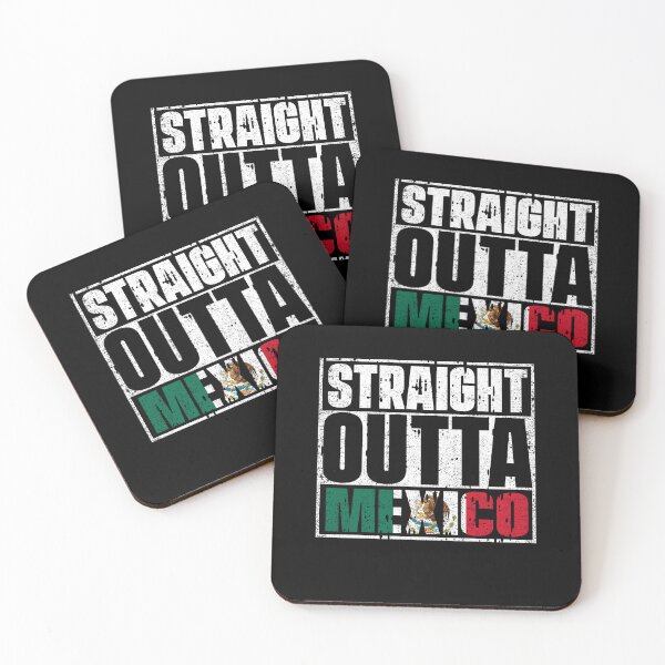 Item preview, Straight Outta Mexico Flag designed and sold by CosmoKitsch.