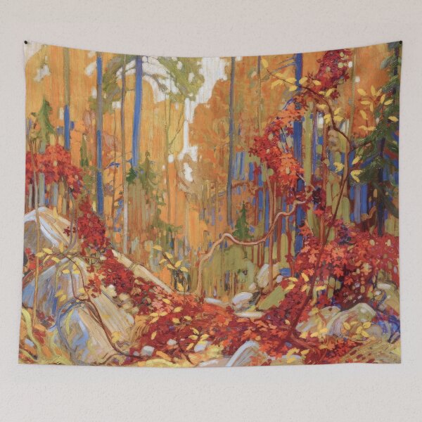 Item preview, New Upload 39 - tom thomson - Best artist - Tom Thomson – Spirit of the Canadian Wilderness – Framed Print designed and sold by KirstenShShop.