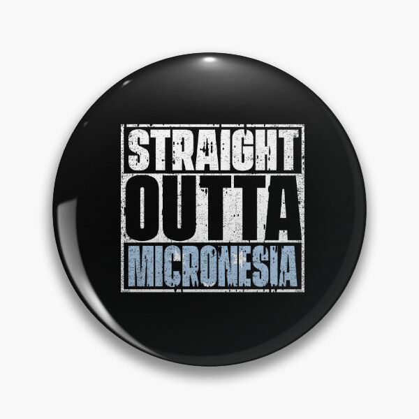 Item preview, Straight Outta Micronesia Flag designed and sold by CosmoKitsch.