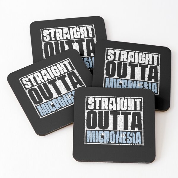 Item preview, Straight Outta Micronesia Flag designed and sold by CosmoKitsch.