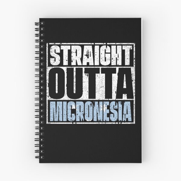 Item preview, Straight Outta Micronesia Flag designed and sold by CosmoKitsch.